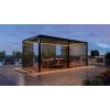 Pergola Tarasowa Aluminiowa MIRADOR Premium 111 Delux - 3 x 6 m Antracyt - sterowana elektrycznie